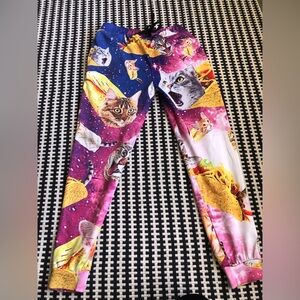 Cat & taco sweat pants